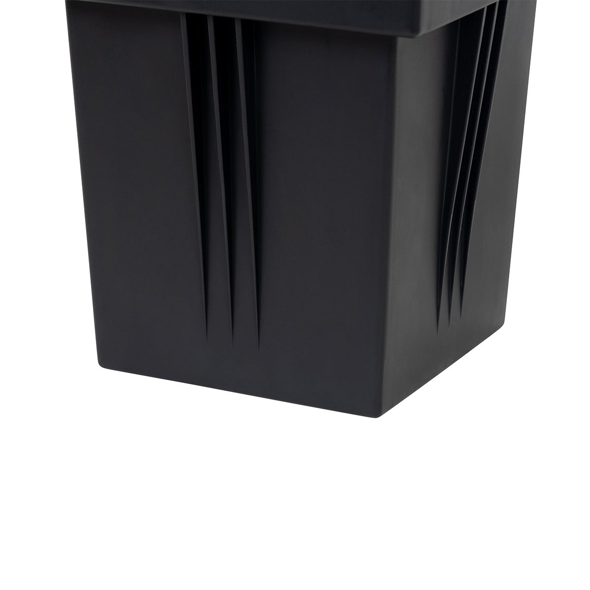 Qazqa moderne spot encastré au sol extérieur extérieure pour jardin - Oneon - noir, max. 50w, gu10, 13cm, IP65, carré - 6
