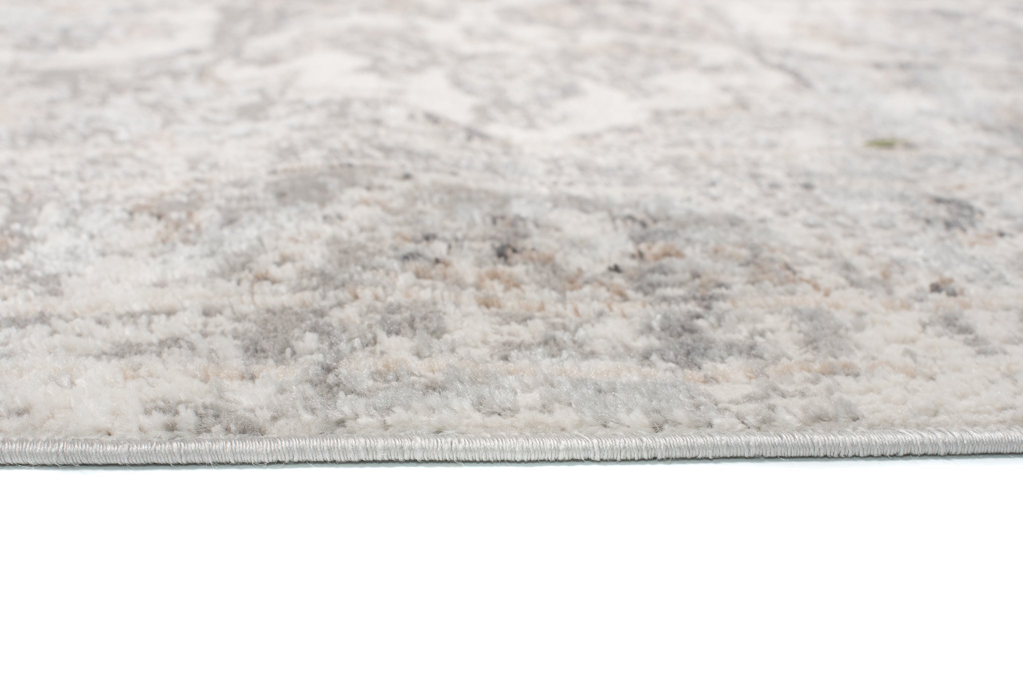 TAPISO Valley Tapis Salon Chambre Vintage Gris Clair Beige Doux 200x300 - 4