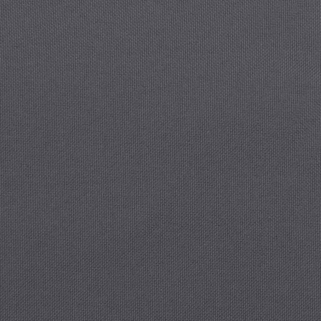 Lot de 4 coussins de chaise de jardin anthracite 40x40x3 cm - COMFORTXL - 8