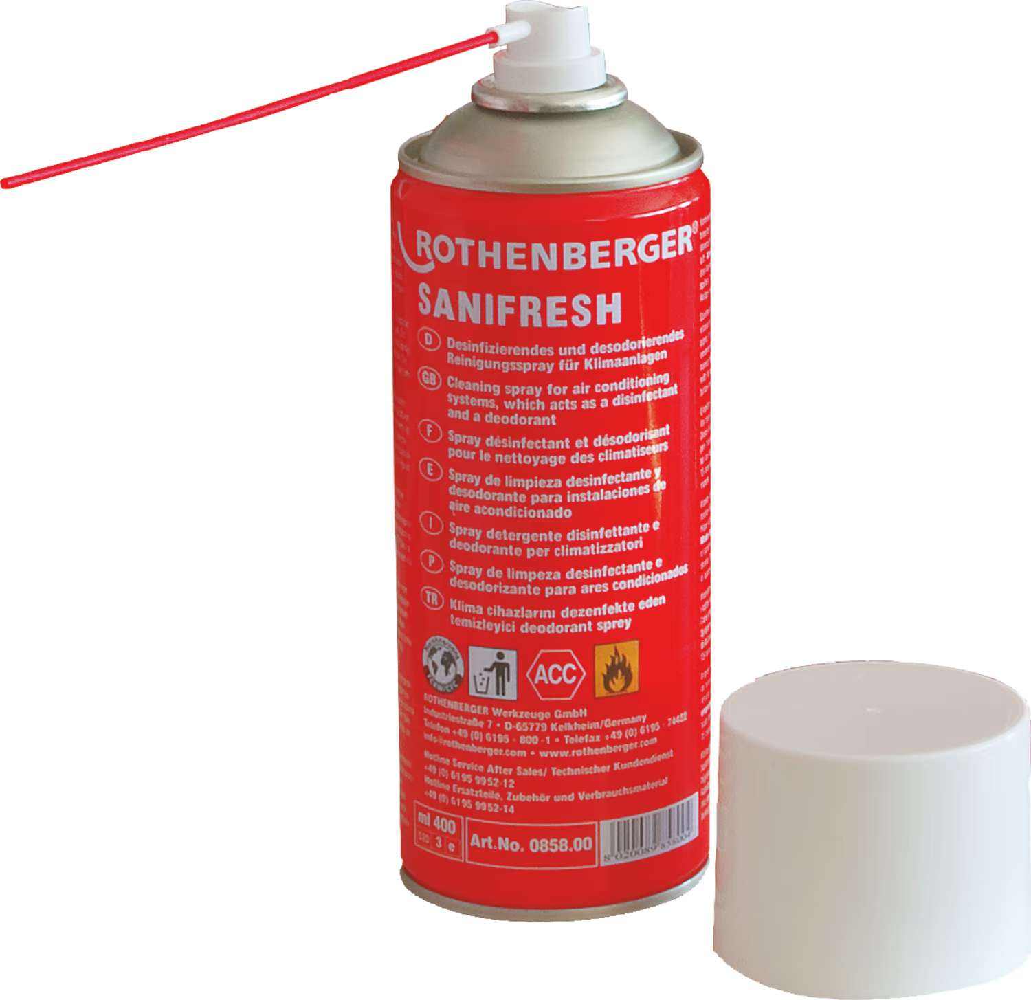 Rothenberger - Sanificante Condizionatori Bombola 400 Ml - Sanyfresh - 2
