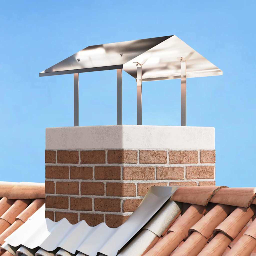 Hotte de cheminée Argenté 60 x 60 x 38 cm Acier inoxydable Leroy Merlin — free download