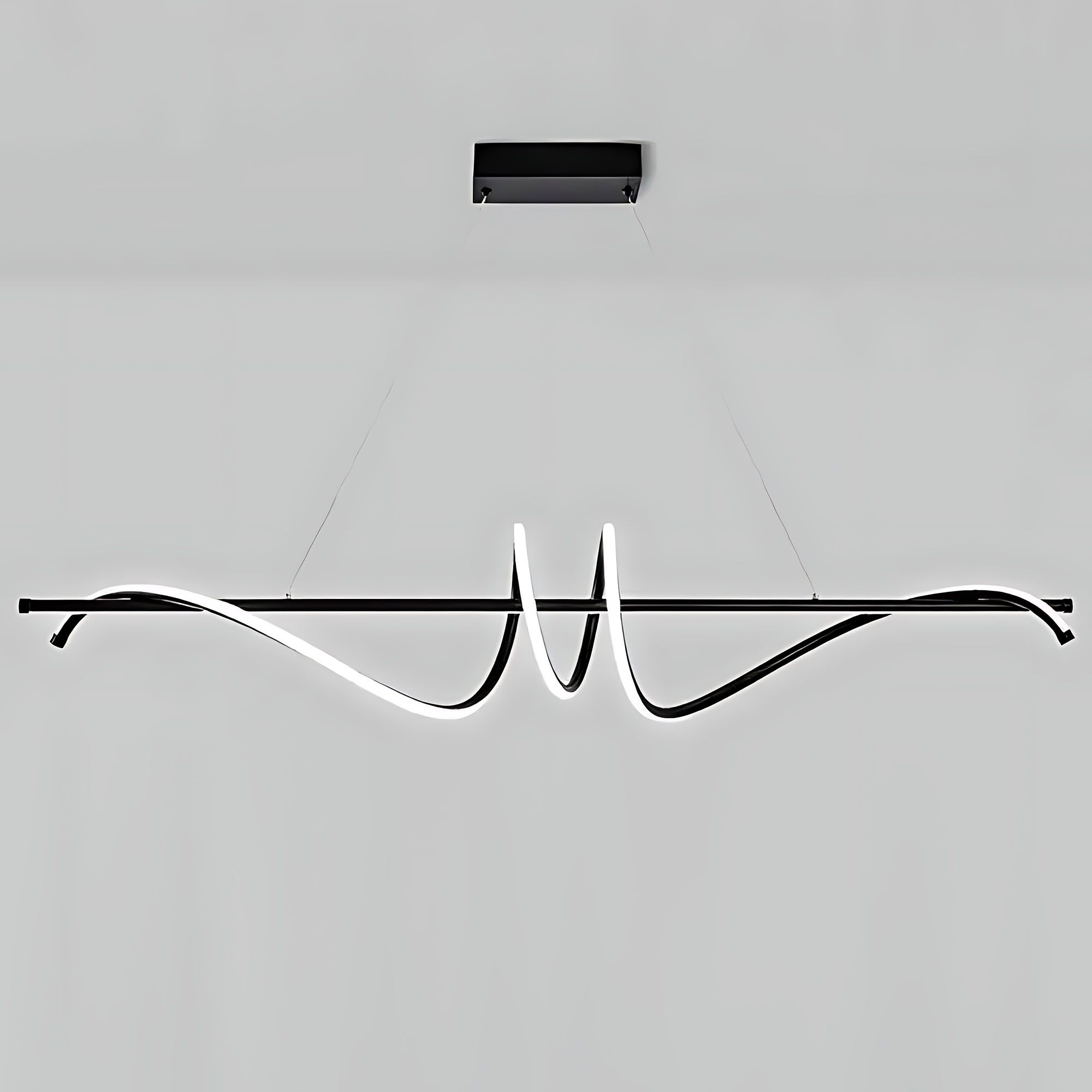 Lampa Sufitowa Wisząca Led Toolight Lhj023-Cp Czarny 120Cm - 9