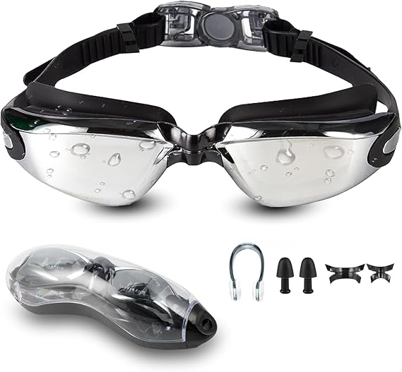 Lunettes de Natation Professionnelles pince-nez Silicone Lunettes de Natation Professionnelles pince-nez Silicone