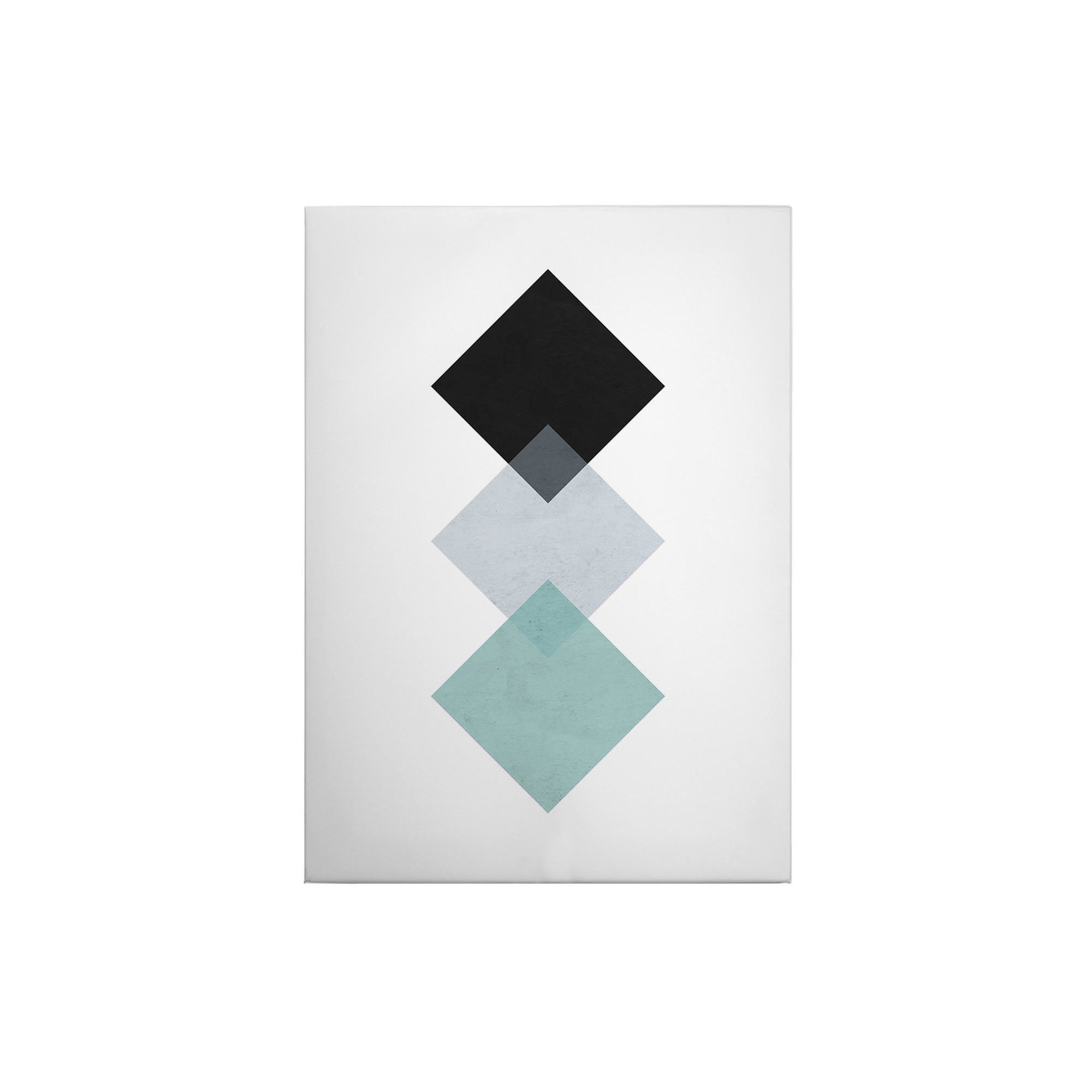 Tableau sur toile Graphique M1-No.50404 Tableau Bleu Gris Châssis ...