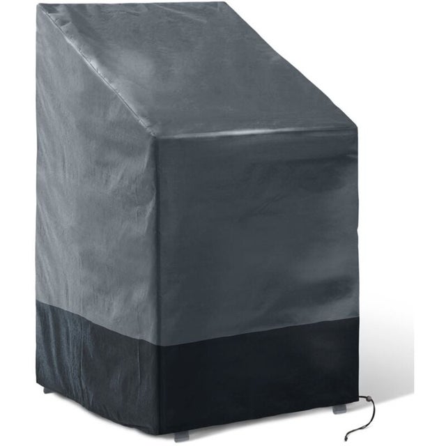 Coprisedie Da Patio Impermeabili Per Esterno - Confezione Da 2 - Adatti Per Sedie Standard 60x90 Cm - Grigio E Verde Chiaro - 3