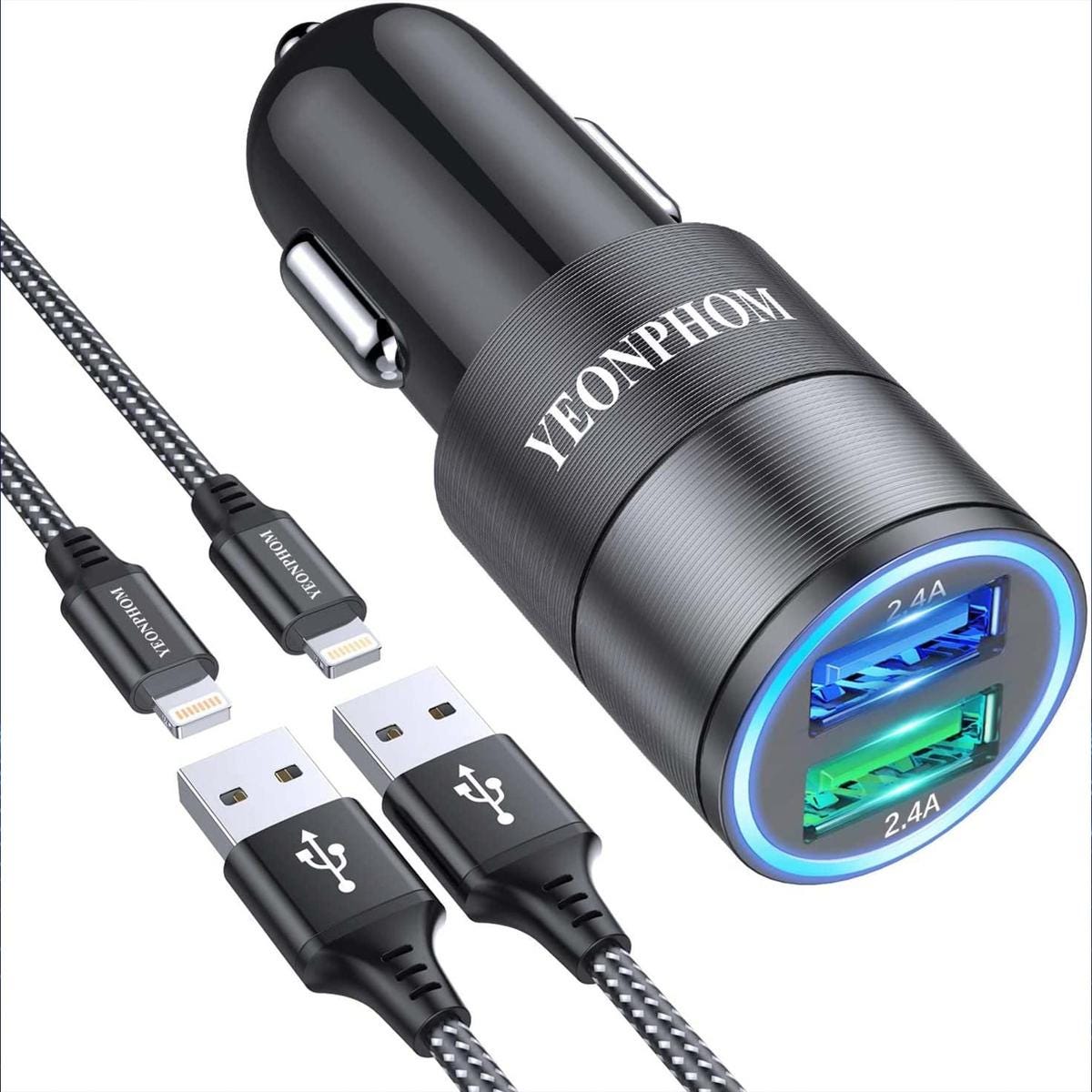 Presa USB Auto 12/24V Con Doppia Porta PD+QC3.0, 36W, Montaggio Superficiale Con Antischizzo