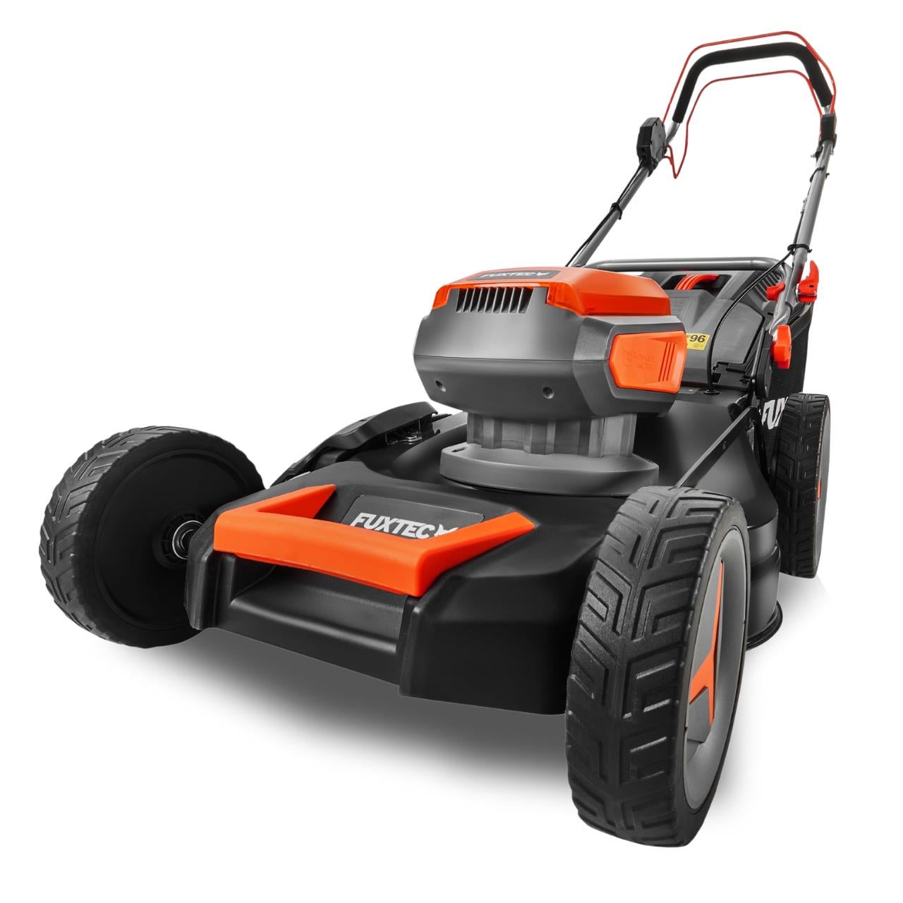 FUXTEC Tondeuse à Gazon Batterie Autotractée 40V (2x20V) 46 cm – Mulching, Éjection Latérale, 2 Batteries Li-Ion 4Ah – FX-E2RM46 - 7