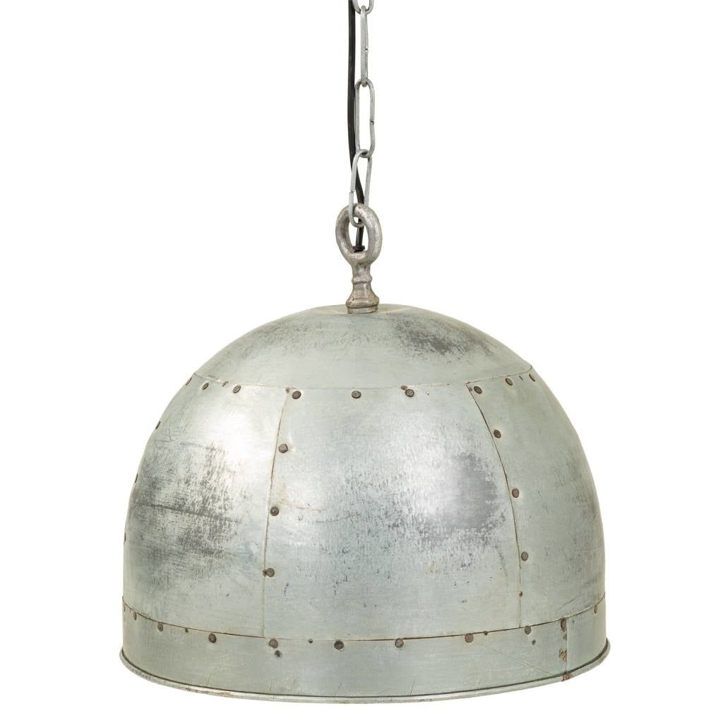 Lustre en métal argenté 41x41x36h - 2