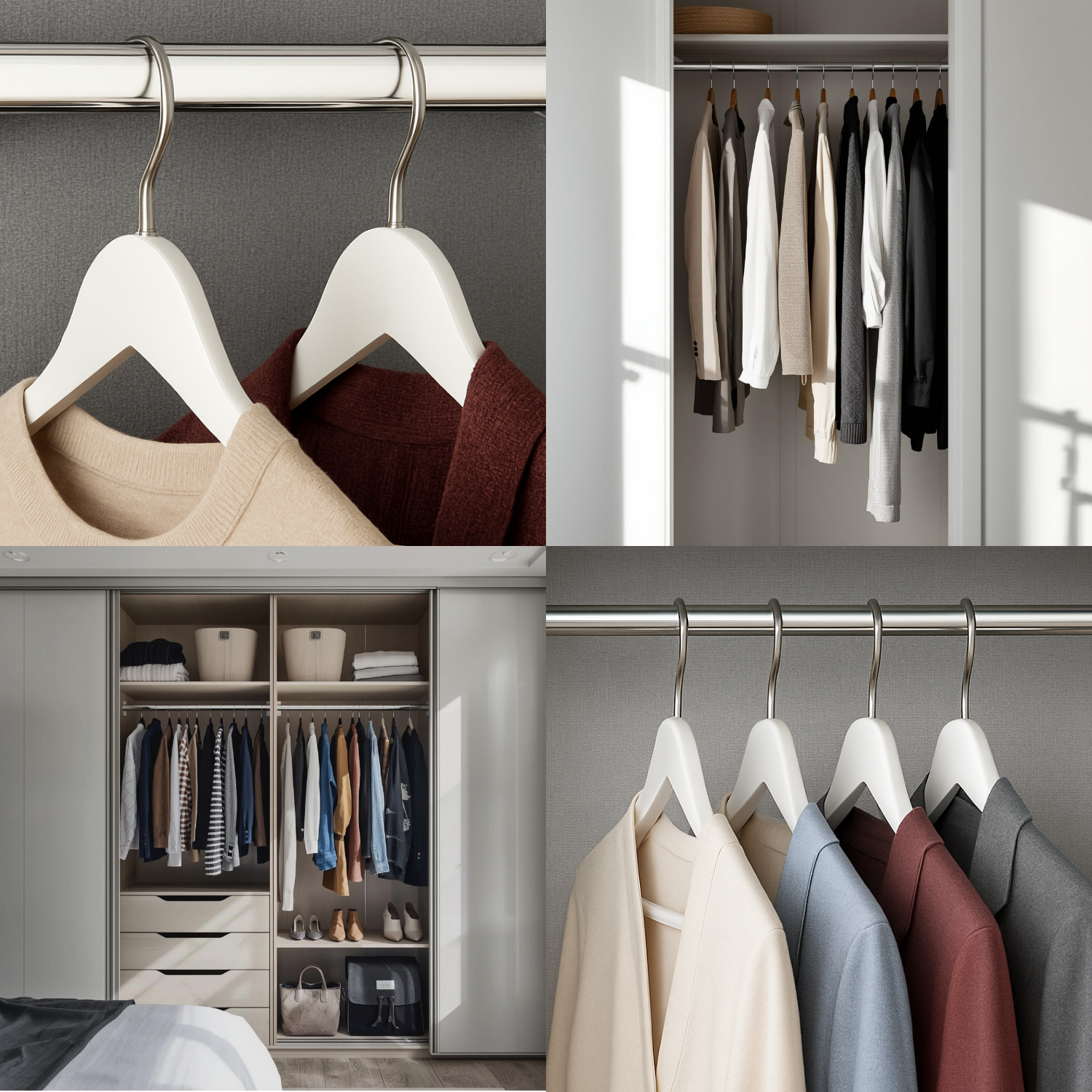 Tube Porte-Vêtements Chromé Ovale 15x30 mm Longueur 2 Mètres Pour Armoire avec 4 Supports Latéraux - 5