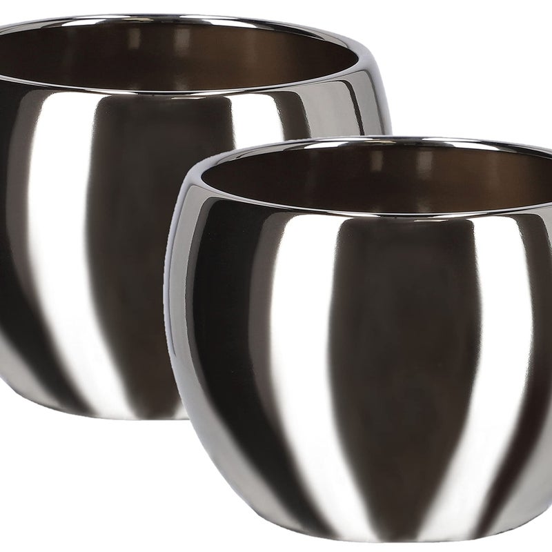 Doniczka donica fi10 osłonka ceramiczna kwiaty 2x - KOTARBAU