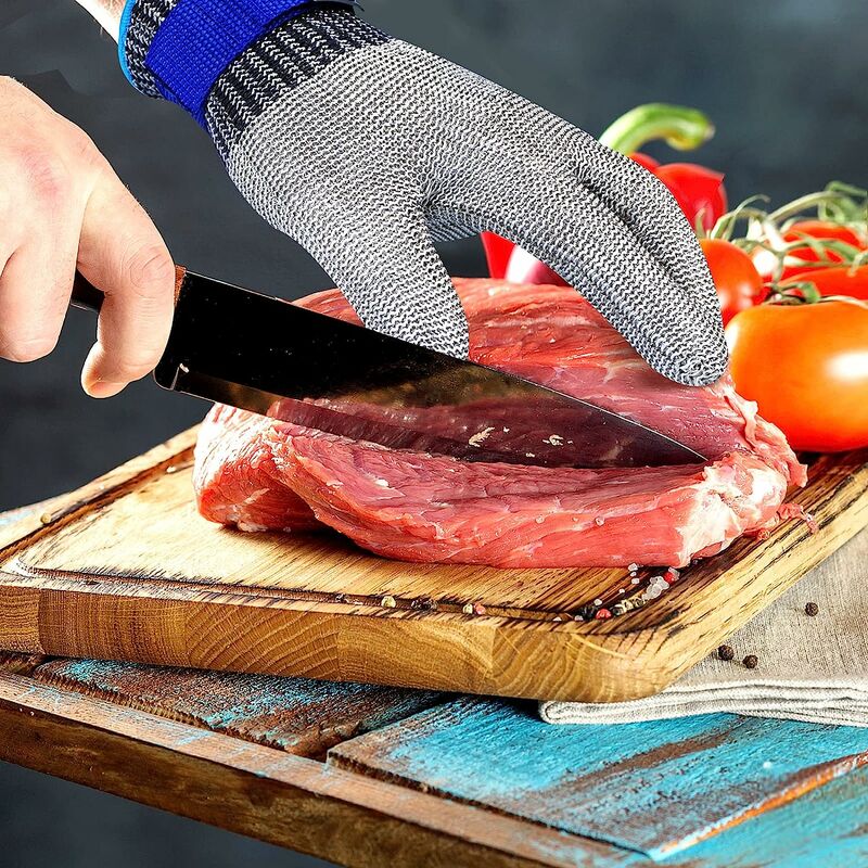 Gants Anti Coupure Protection Haute Performance Niveau 5 Gants de Travail Gant Protection Cuisine pour Filet de Poisson, Découpe de Viande et Sculptur - 3