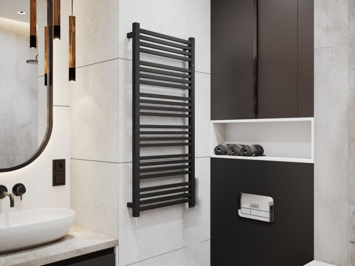 Gancio Piolo Extra Per Scaldasalviette - Coppia Di Accessori Per Appendere Asciugamani - Cromato, Bianco, Nero - Adatto A Barre Da 19 A 25 Mm