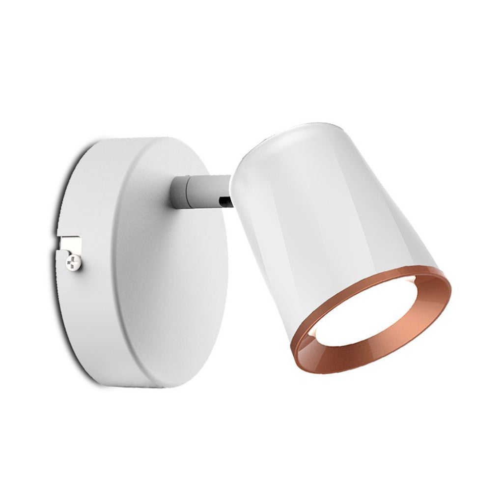 Lampa ścienna LED 5W z obrotową głowicą Kolor biały 3000K IP20