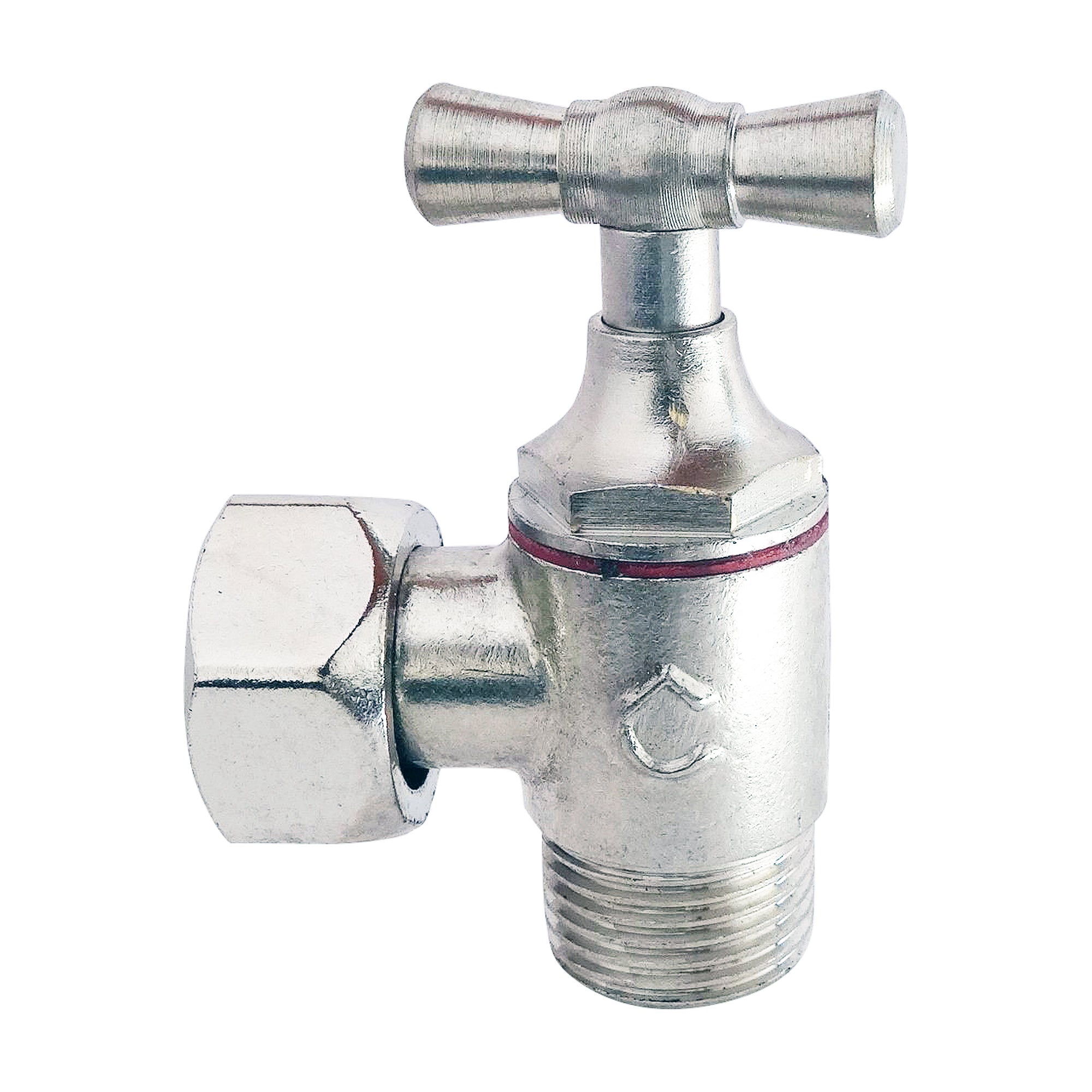 Robinet d'arrêt équerre pour WC - 3/8