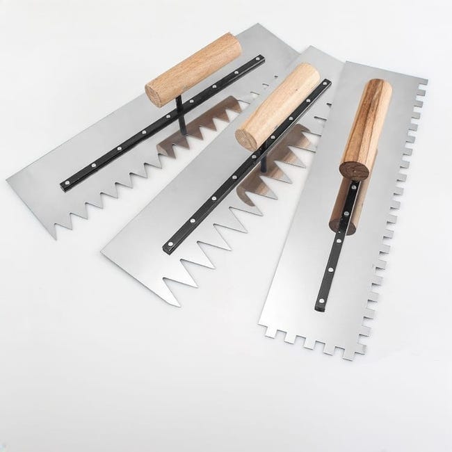 Frattone Per Intonaco DEXTER Rettangolare In Acciaio Al Carbonio - Foto 2