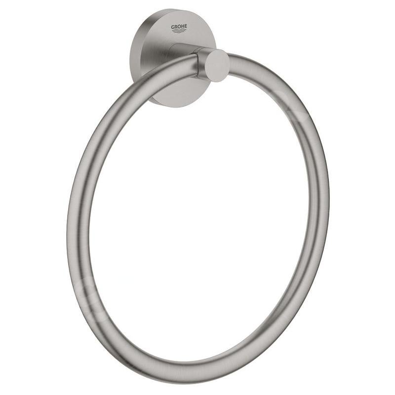 GROHE QuickFix Start Cosmopolitan, portasciugamani ad anello metallo