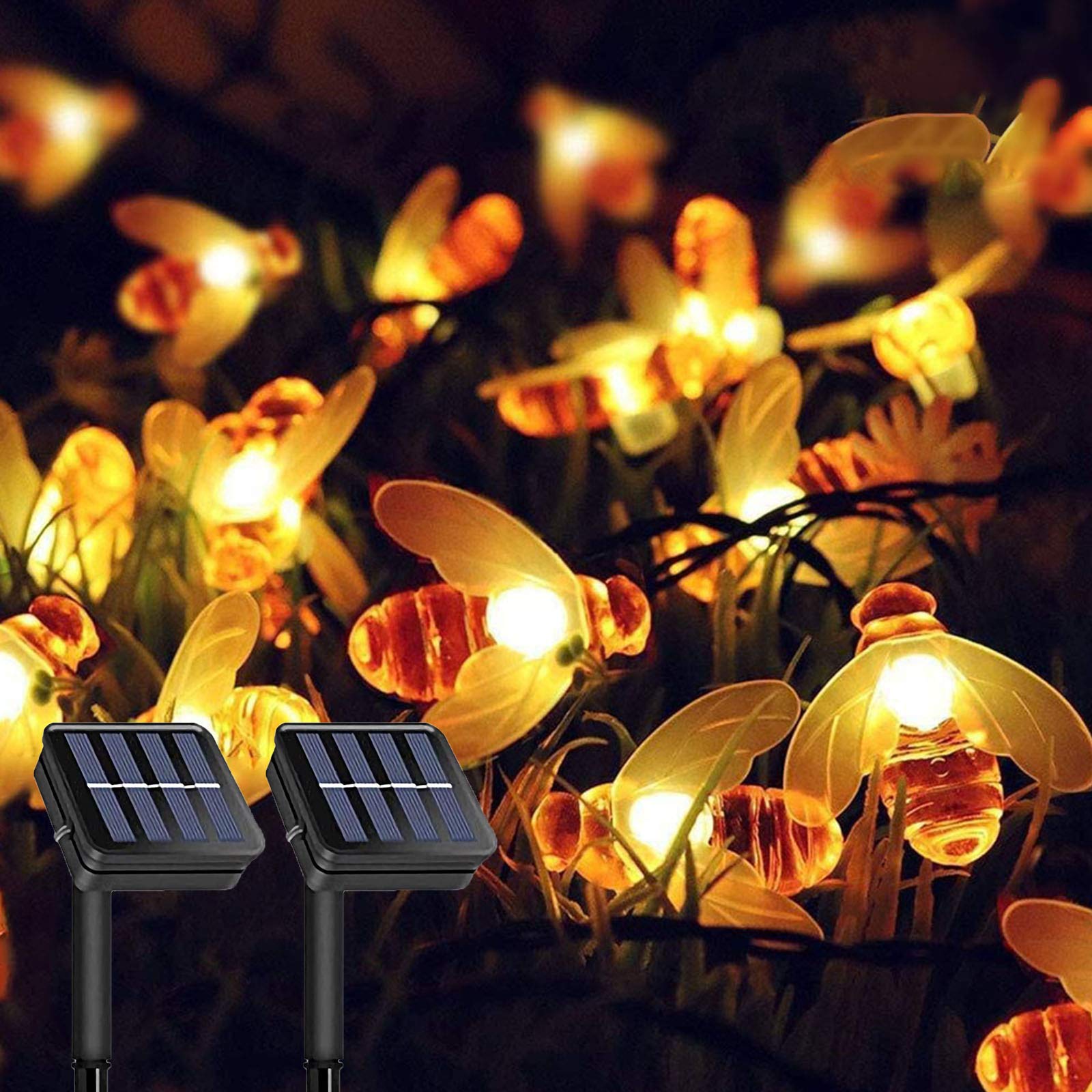 Luci Solari Da Giardino A Forma Di Ape – Statuetta In Resina Per Esterno, Illuminazione LED Eco-consapevole, Design Accattivante, 28.5 X 13 X 10 Cm - 5