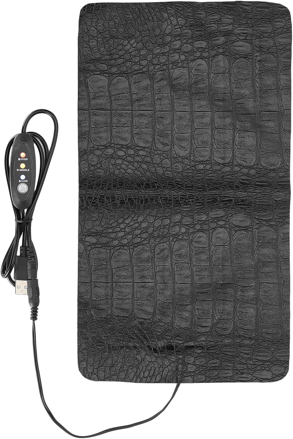 Mata grzewcza dla gadów, mata grzewcza do terrarium, składana mata grzewcza USB z klejem, 3 ustawienia temperatury, wodoodporna,