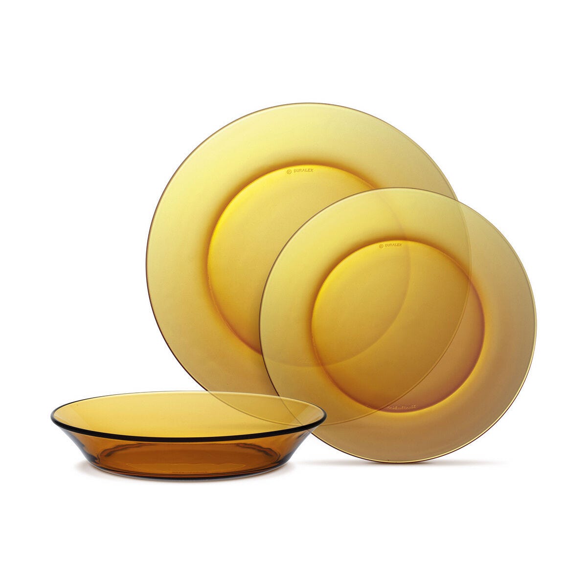 Acan Tradineur - Confezione da 6 piatti da dessert, modello LYS Ambra, 19 cm, in vetro, lavabile in lavastoviglie e microonde, ideale per la casa, la cucina e l'ospitalità Acan Tradineur - Confezione da 6 piatti da dessert, modello LYS Ambra, 19 cm, in vetro, lavabile in lavastoviglie e microonde, ideale per la casa, la cucina e l'ospitalità