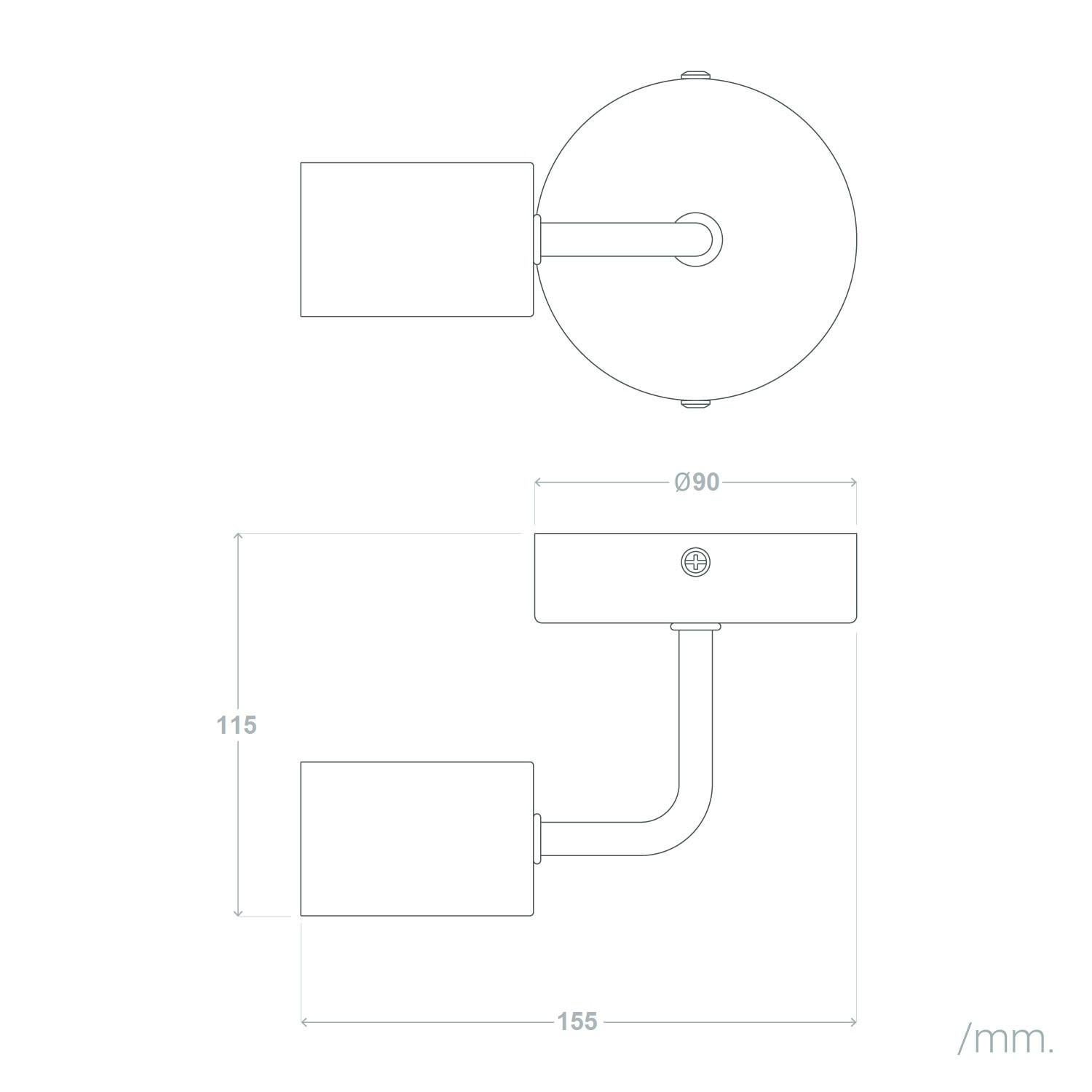 Lampe Murale Métal Jayso Noir - 5