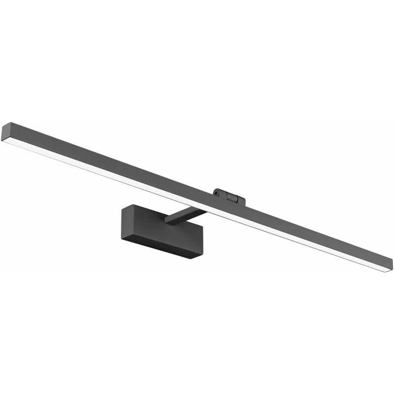 Oświetlenie lustra łazienkowego LED IP44 9W, 3000K, czarne, 40cm