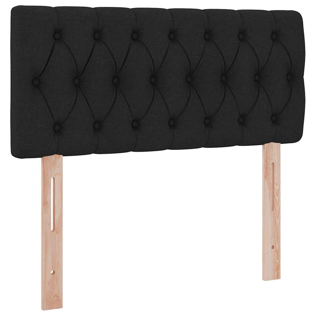 Lit avec rangement et matelas Noir 90 x 200 cm Velours - 9