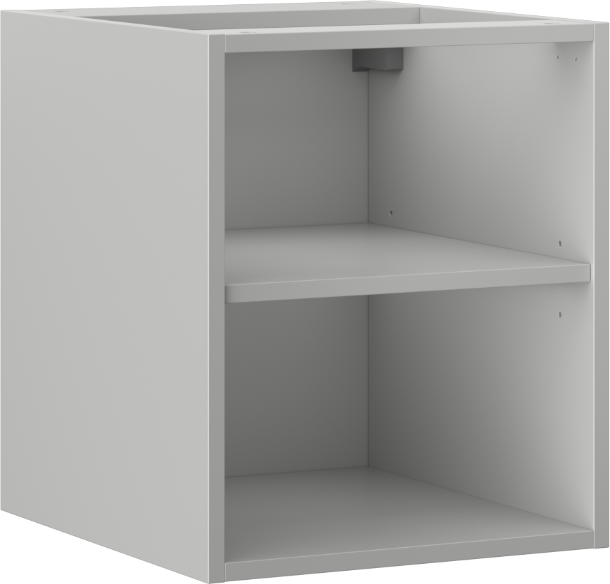 Mexen Box-A szafka otwarta z półką 40 cm, szara mat - 91AX2-0400-470-0-62