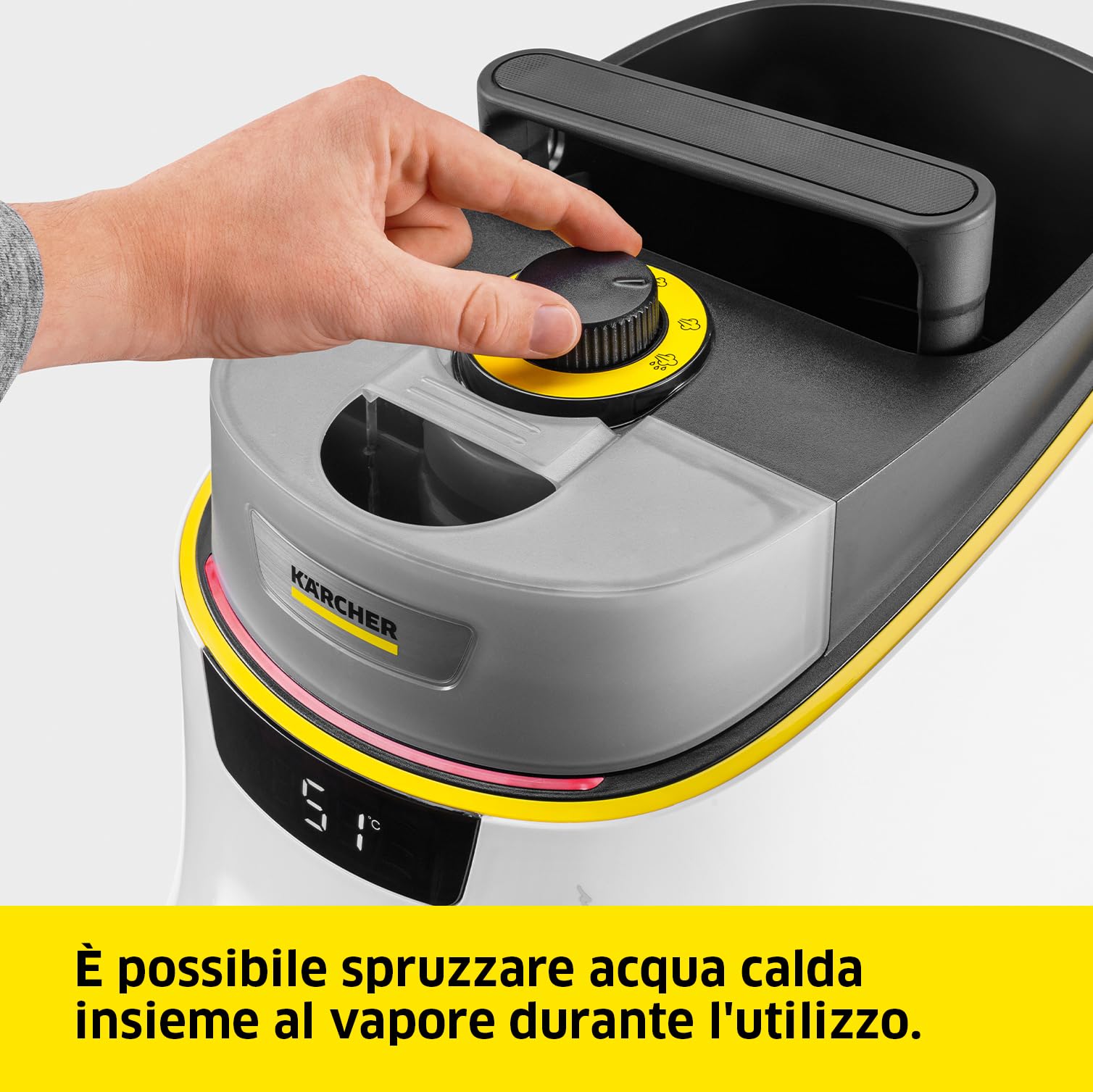 Nettoyeur vapeur Karcher SC 5 Easy Fix avec fer à repasser - blanc, 2250W - 7