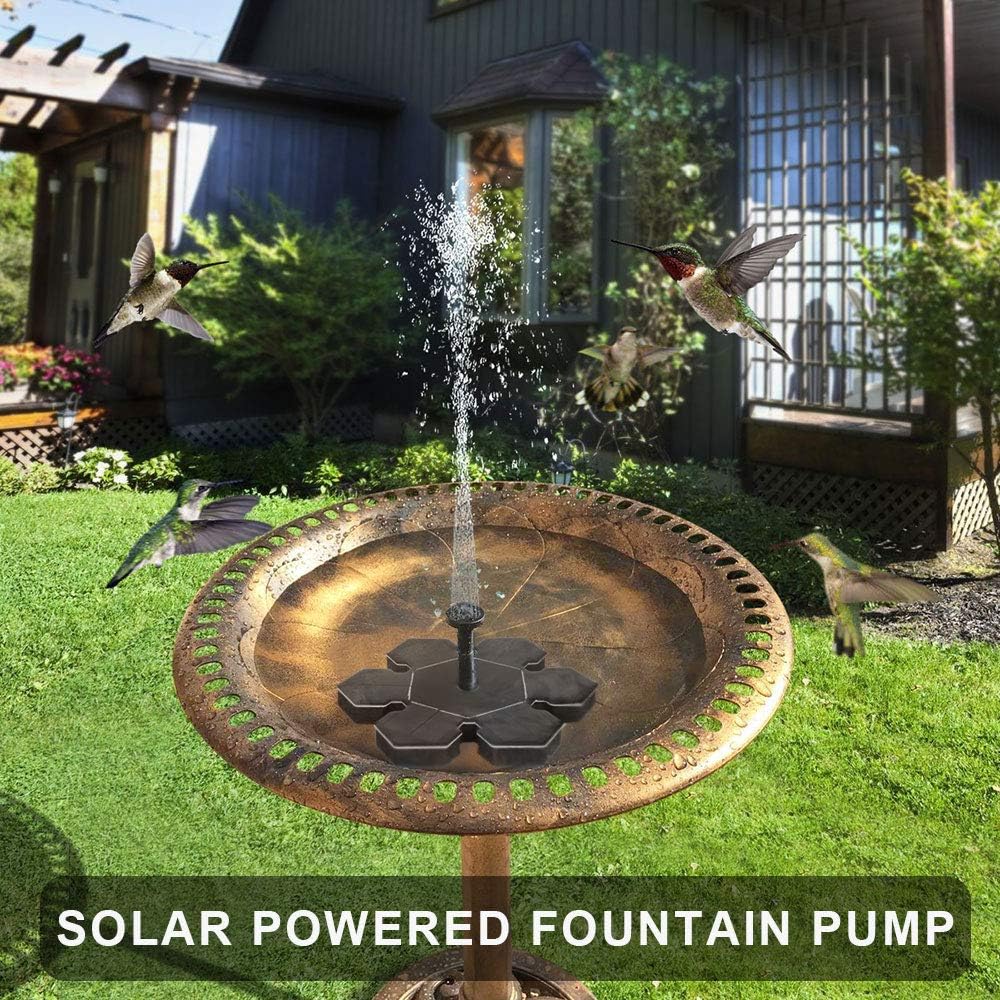Fontaine Solaire d'extérieur avec Panneau Solaire 1,5 W - 2