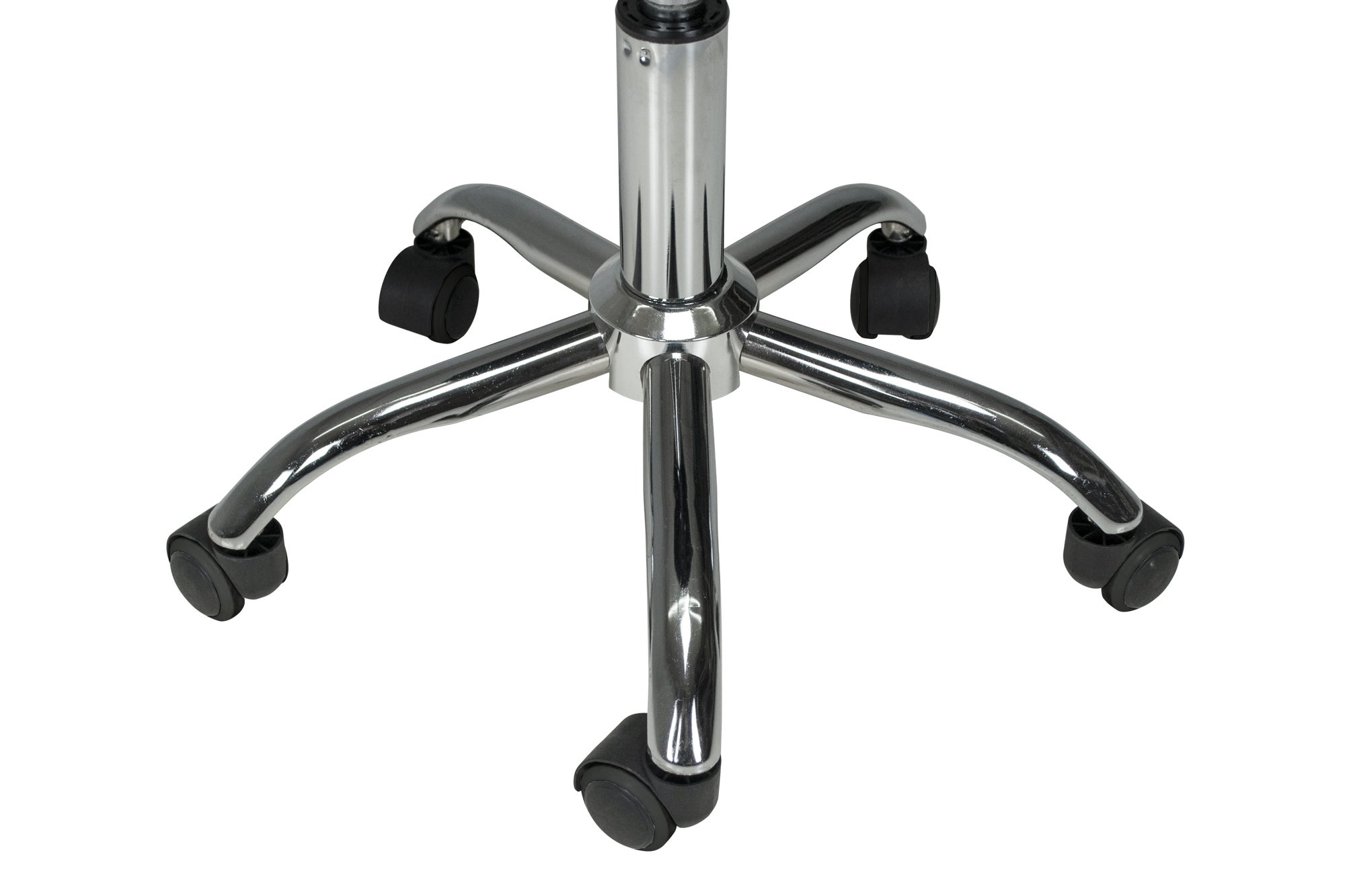 Sgabello professionale estetista in ecopelle, sgabello da ufficio mod. Alvin - 8