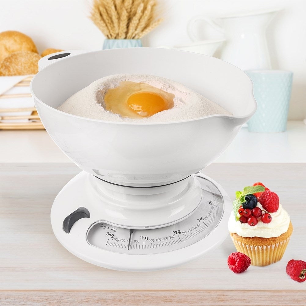 Mechaniczna waga kuchenna o wadze 5 kg z wyjmowaną misą - 2