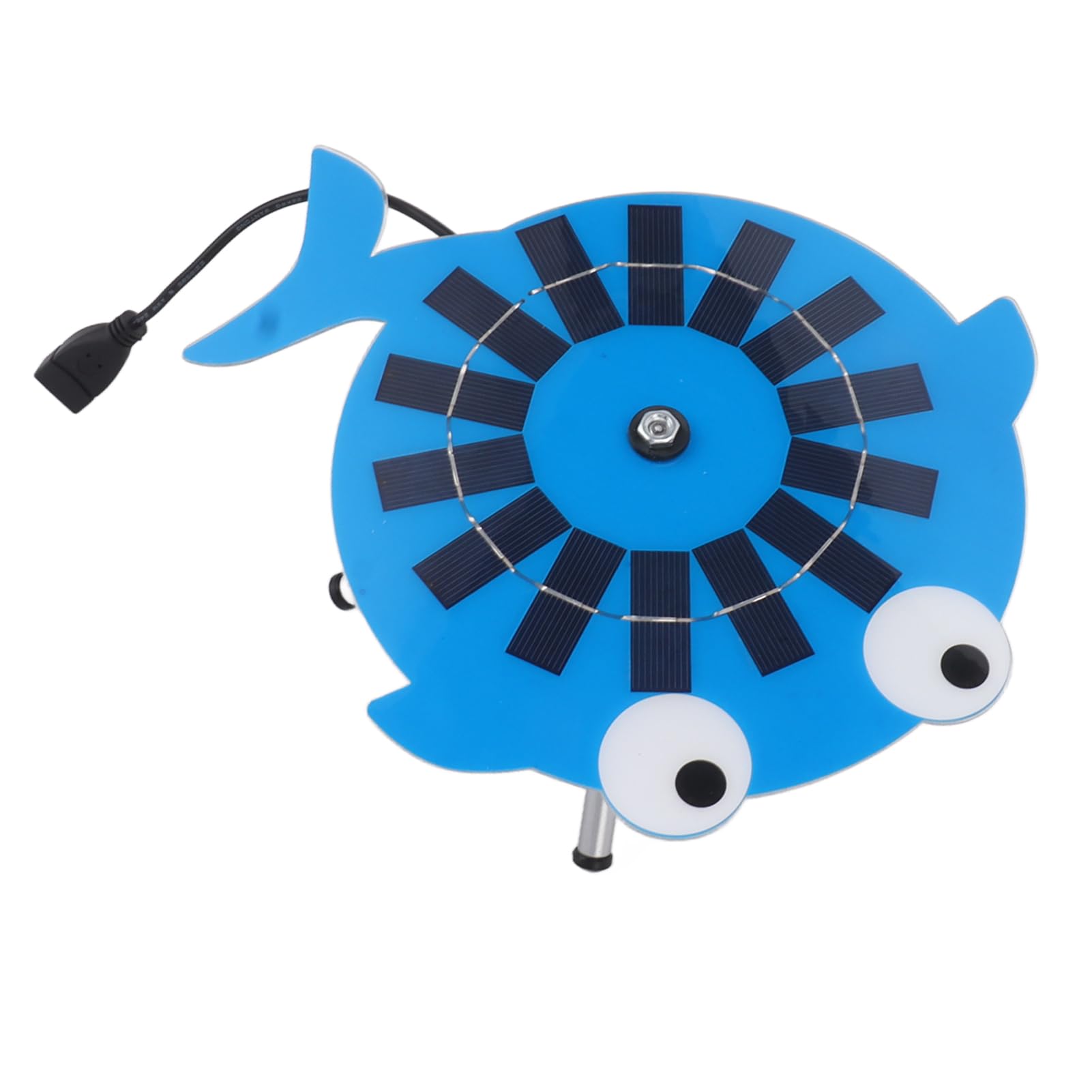 Pannello di ricarica solare portatile leggero da 20 W, aspetto balena, silicio monocristallino, per casa, cortile, esterno - 3