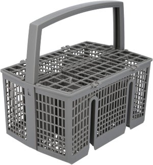 Cestello Portaposate Universale Per Lavastoviglie - Largo 24 Cm X Profondo 18 Cm X Alto 22 Cm - Adatto Per ARISTON, INDESIT, SMEG, REX, ELECTROLUX, NARDI, FRANKE