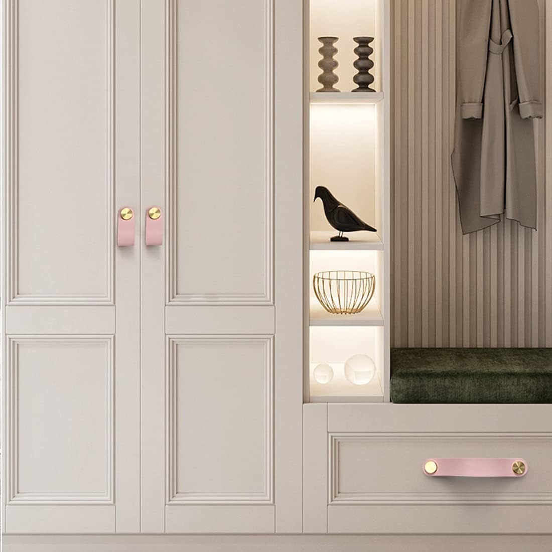 Poelli Per Porta 12 Pezzi Aniglia Per Cassetti In Bronzo Retrò Anopole Per Obili Da Cucina