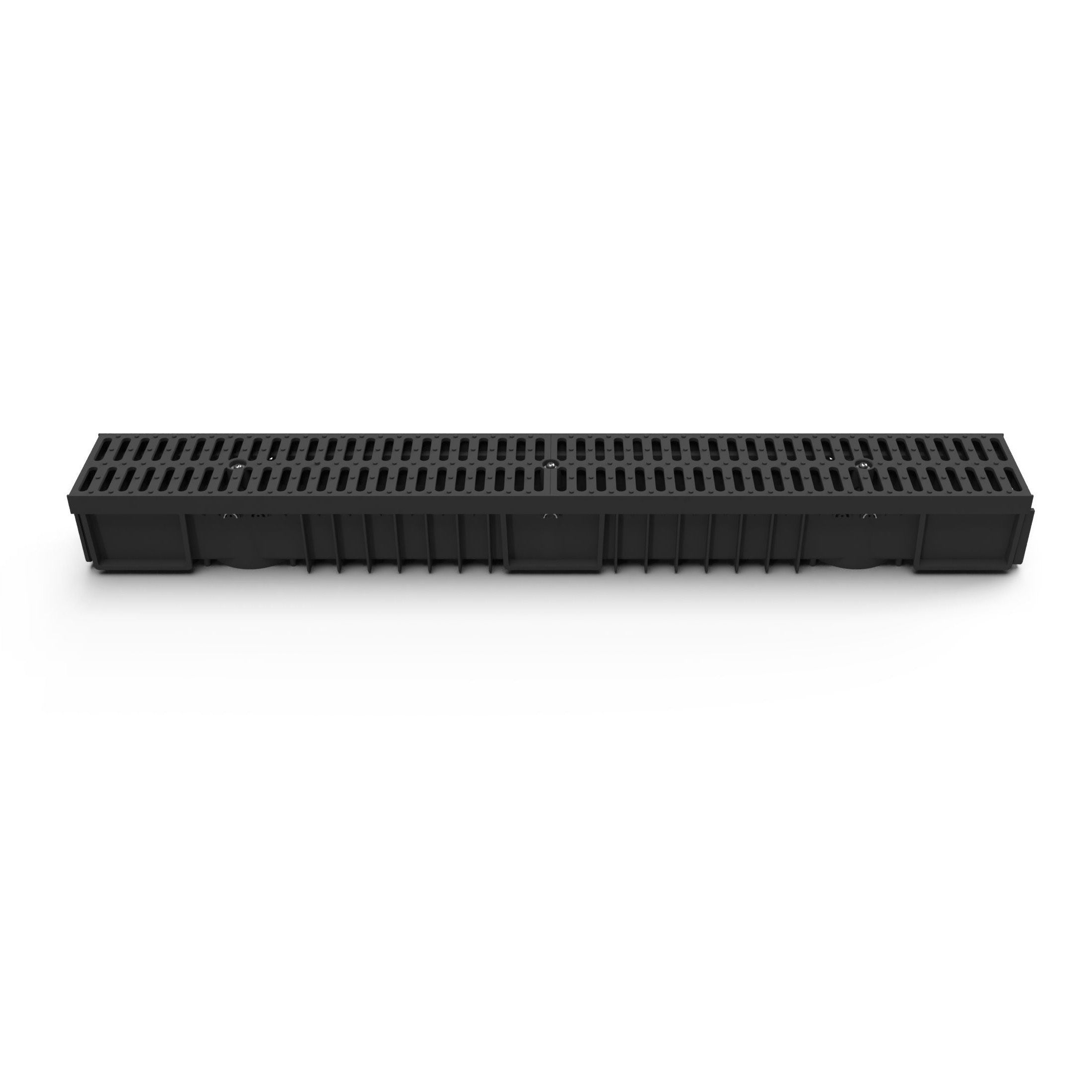 Rigola de exterior MCH cu gratar din plastic, 1 m