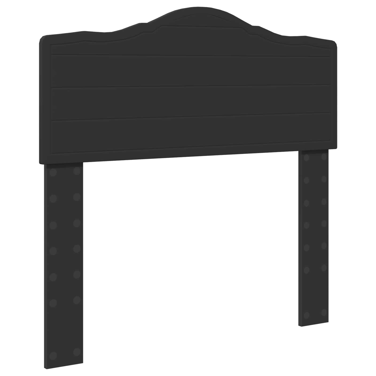 Lit avec rangement et tiroir, en panneau de bois noir, pour la chambre, 90 × 190 cm - 7