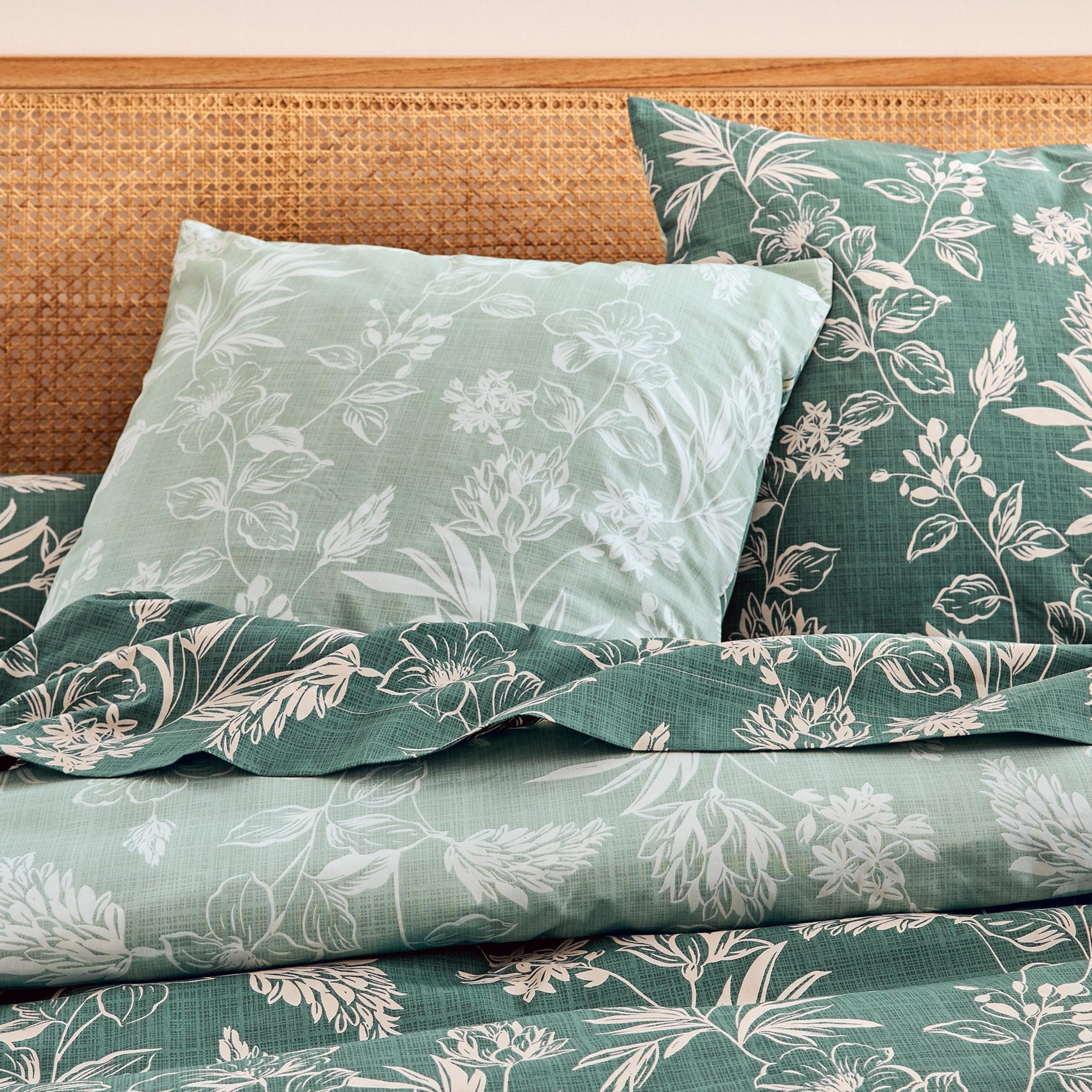 Taie d’oreiller percale de coton végétal - Vert - 65x65 cm - Coton ...