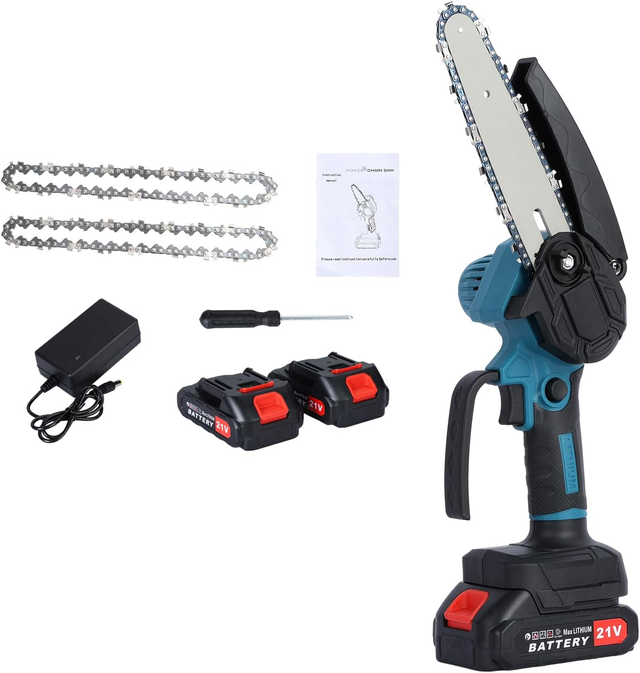 Mini motosierra inalámbrica de 6