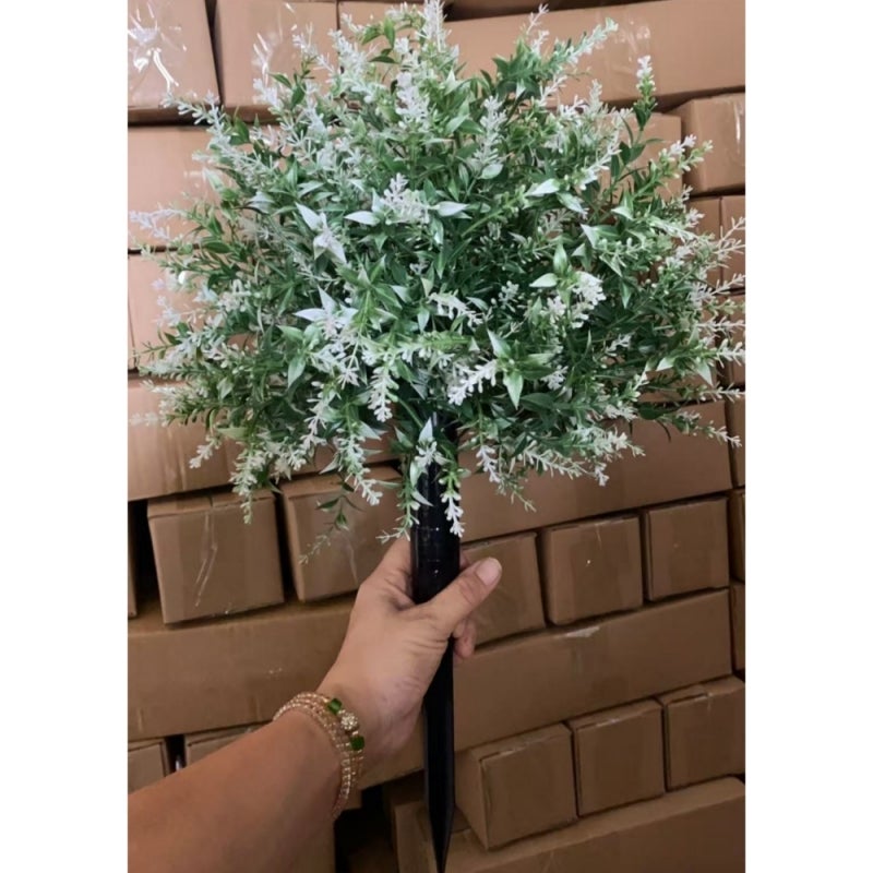 BEXTCOK 2 plants de lavande artificielle d'extérieur, plantes artificielles résistantes aux UV, plantes décoratives à planter en pleine terre - 3
