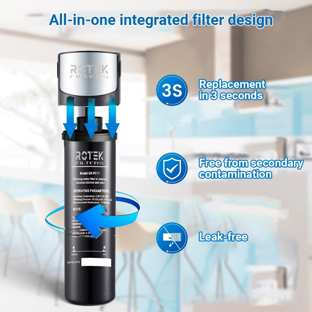 Système de filtration d'eau sous l'évier ROTEK - 5