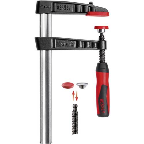Zacisk śrubowy BESSEY z żeliwa ciągliwego 120 x 60 mm - TG12-2K