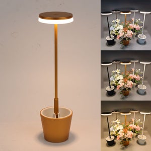 Lampada Da Tavolo Senza Fili In Cristallo Dimmerabile In 3