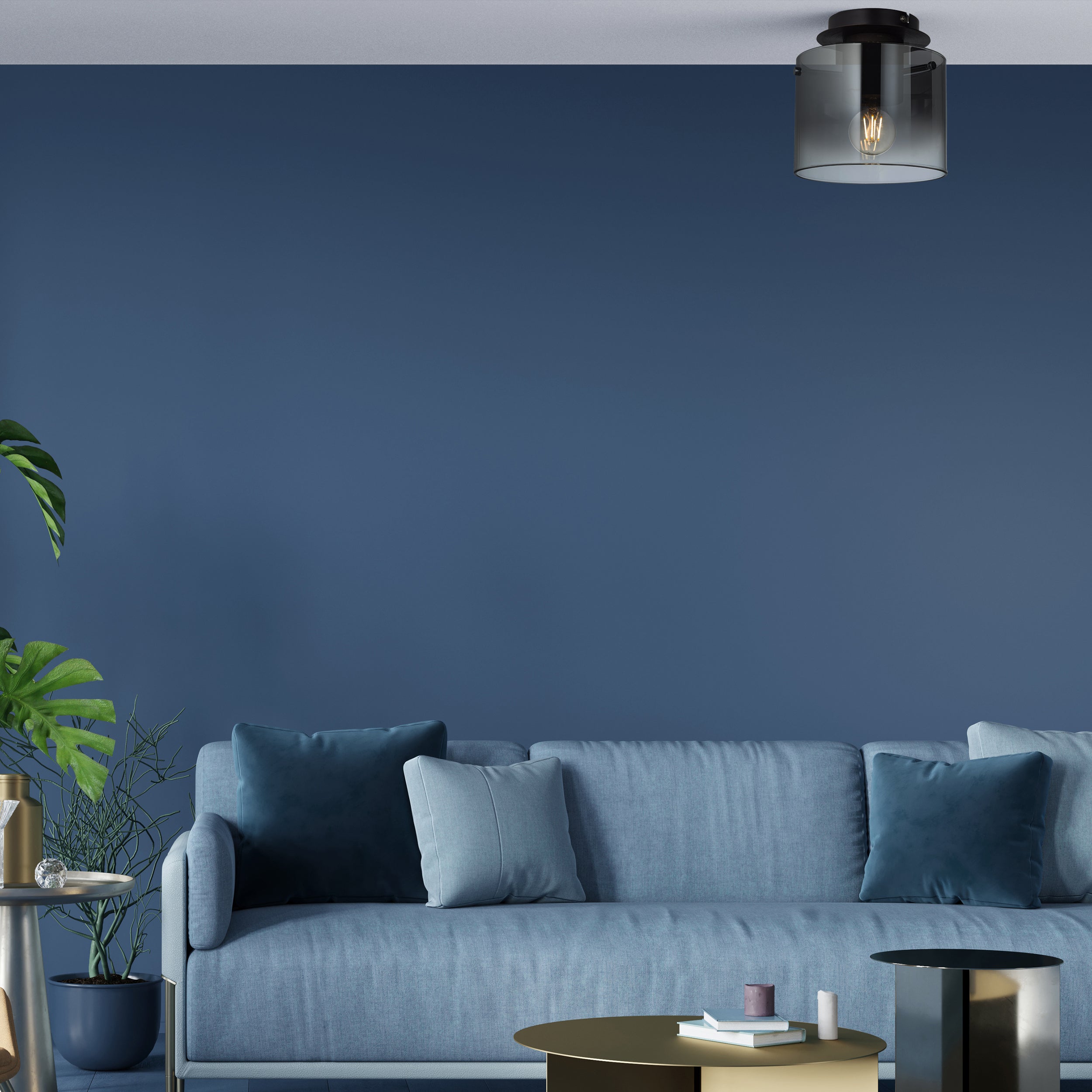 Lampa BRILLIANT, zawieszenie Arles 35cm czarny mat / rattan, 1x A60, E27, 40W, kabel z możliwością skrócenia / regulacji wysokości - 4