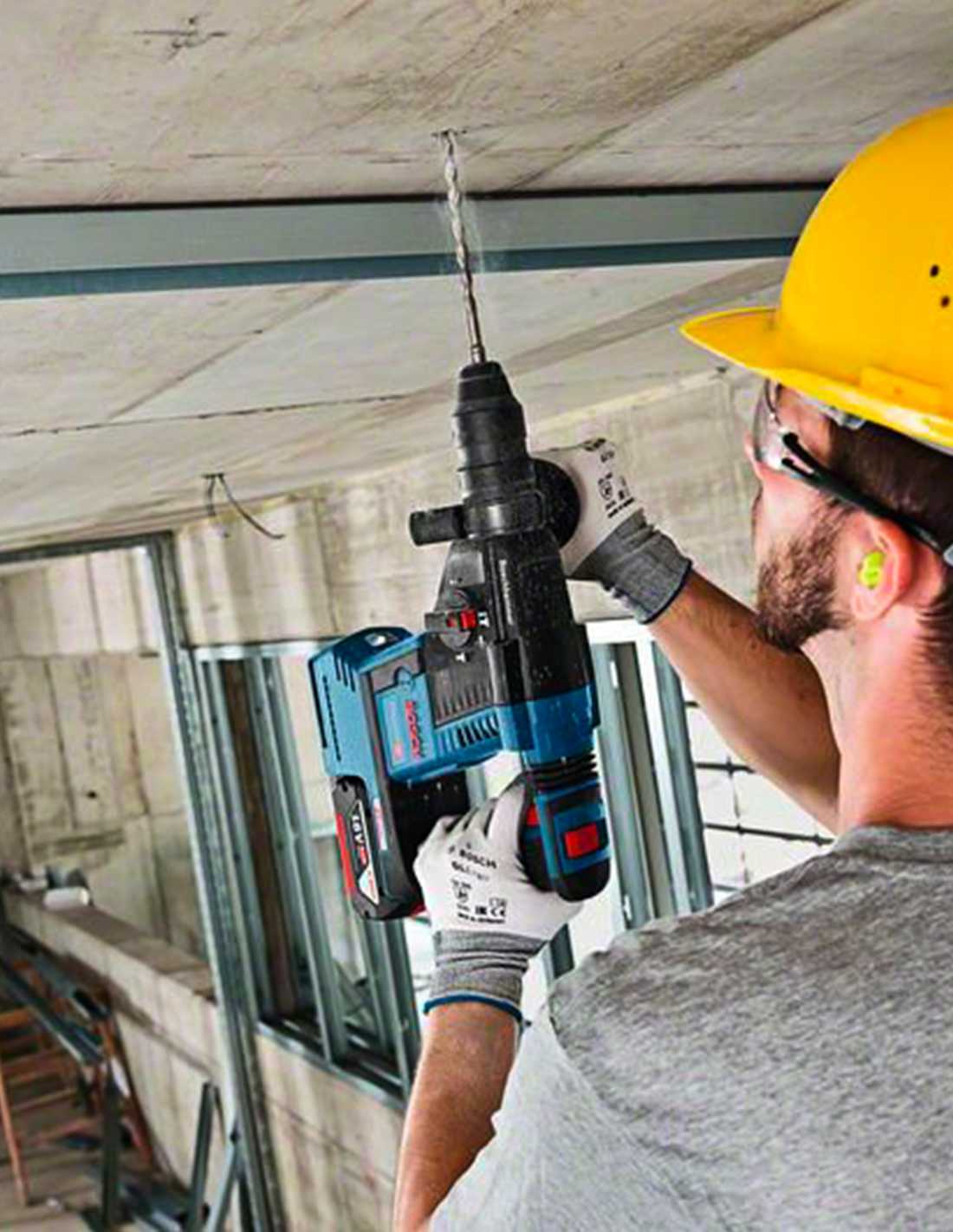 Bosch 0611910000 Profesjonalny Wiertarko-Wkrętarka Akumulatorowa SDS-Plus 18V - 7