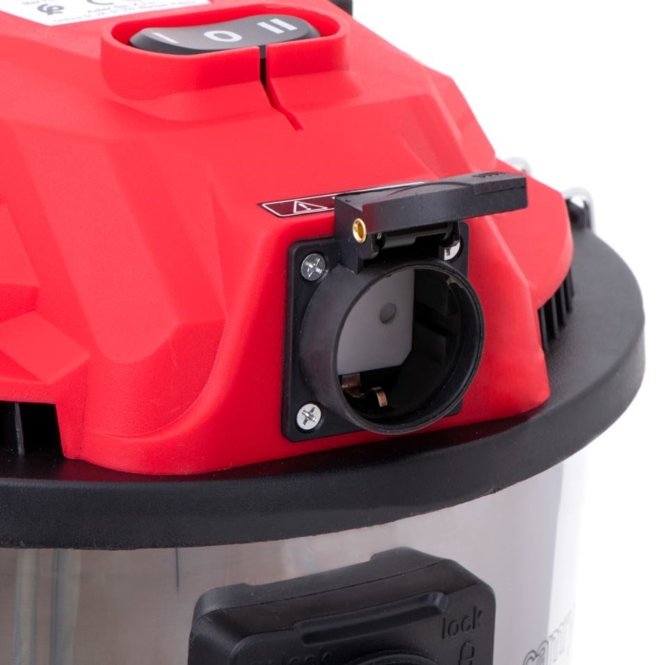 Aspirateur Eaux et Poussières, 25L, Fonction Soufflerie, Aspirateur à Cendres Camry Rouge / Acier inoxydable CR7045 3400 - 6