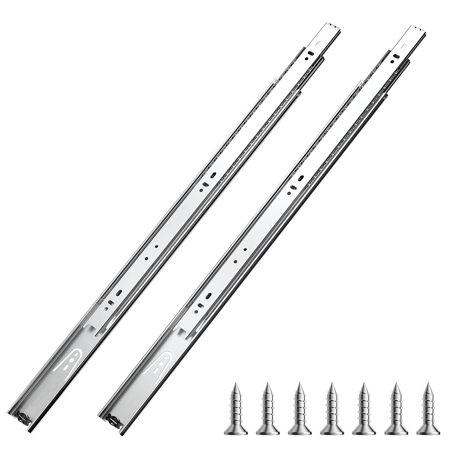 Prowadnice szuflad montowane z boku 55cm 10 par 45kg VEVOR