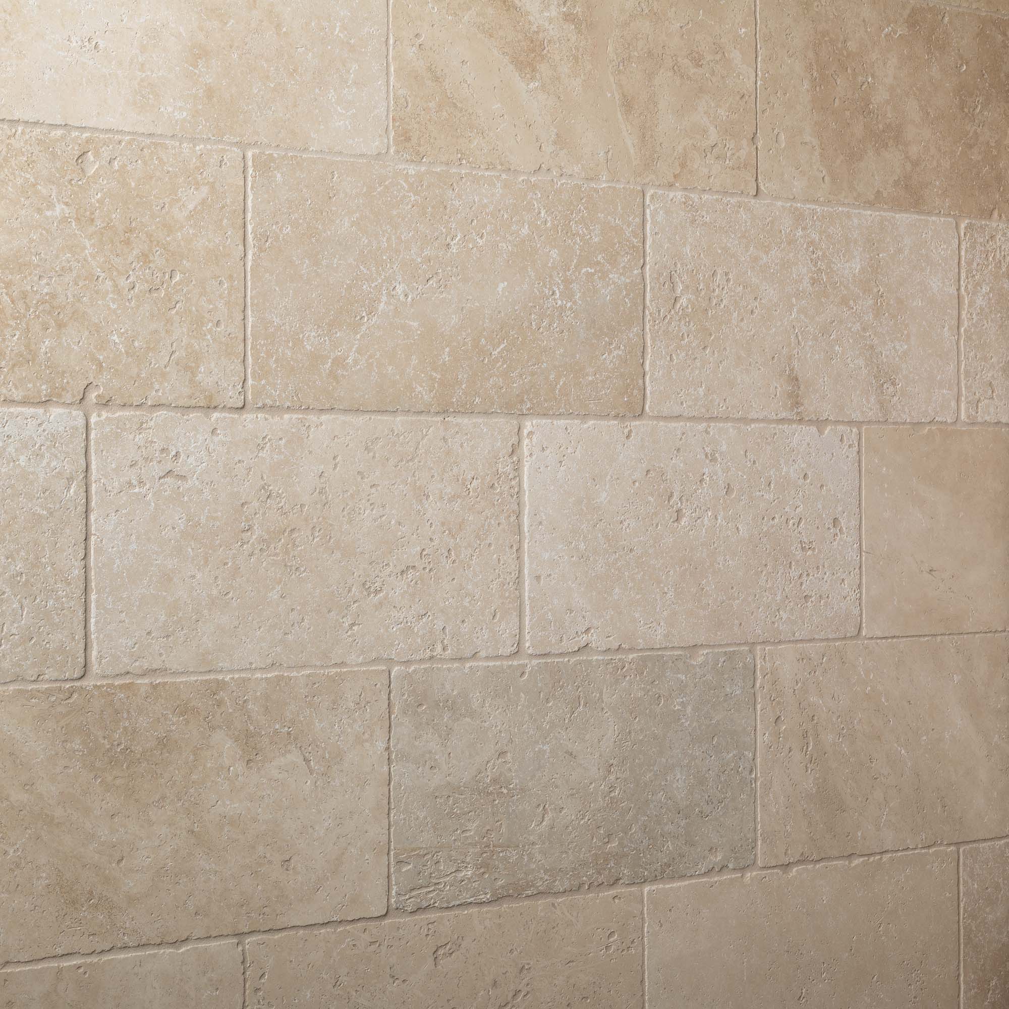 Pierre de parement Travertin Beige Clair 40,6x20,3x1,2 cm (lot de 1,07 m² soit 13 (dalles) - RO'MA NATURE - 3