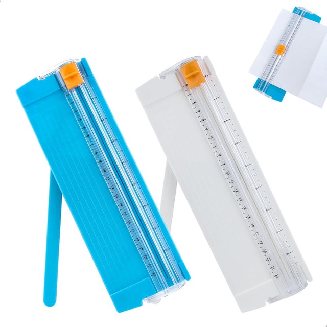 Guillotine Coupe-Papier A4 Professionnelle - Massicot 12 Feuilles, Base Métal Robuste Avec Grille De Précision Pour Bureau Et Photo