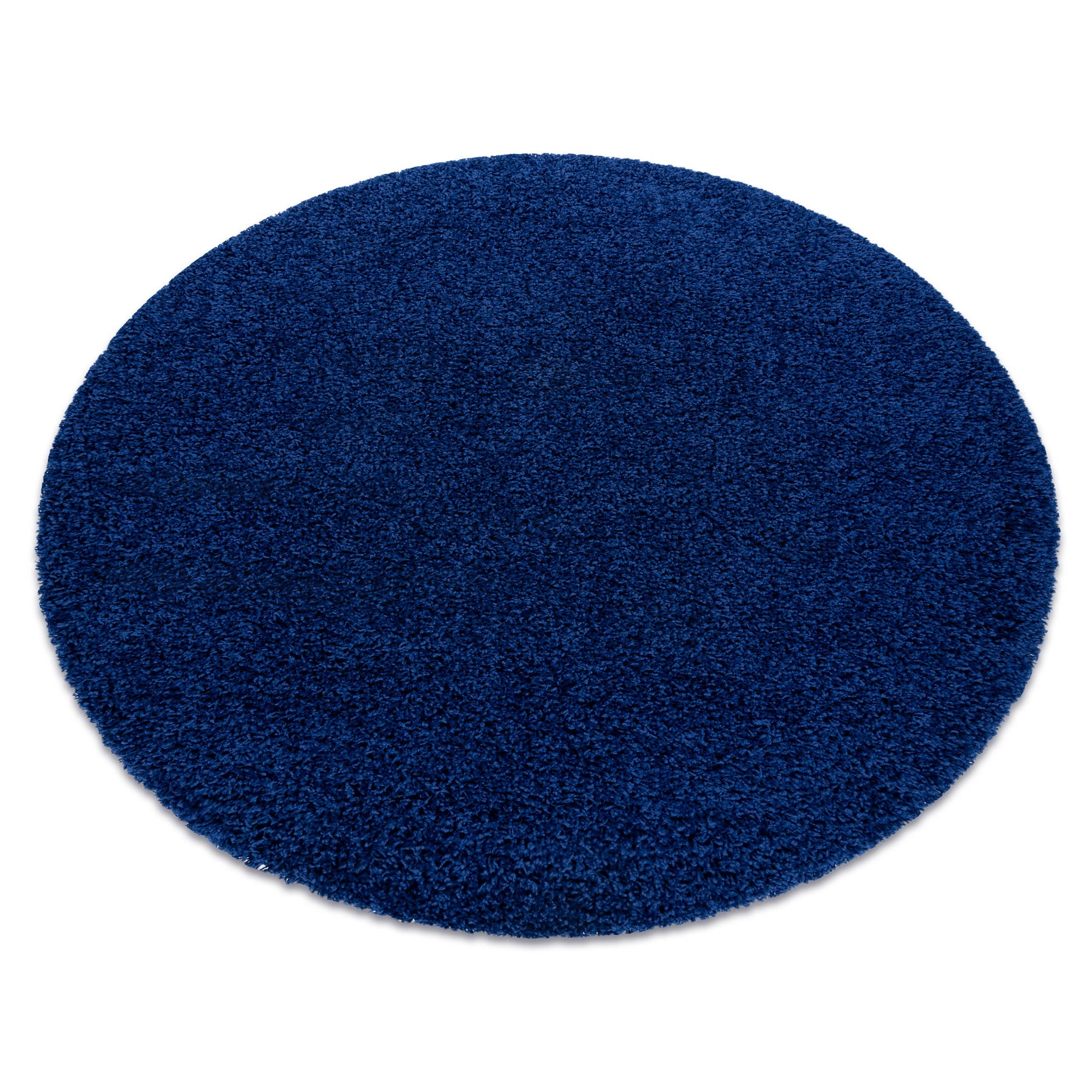 Dywan SOFFI koło shaggy 5cm granat koło 120 cm