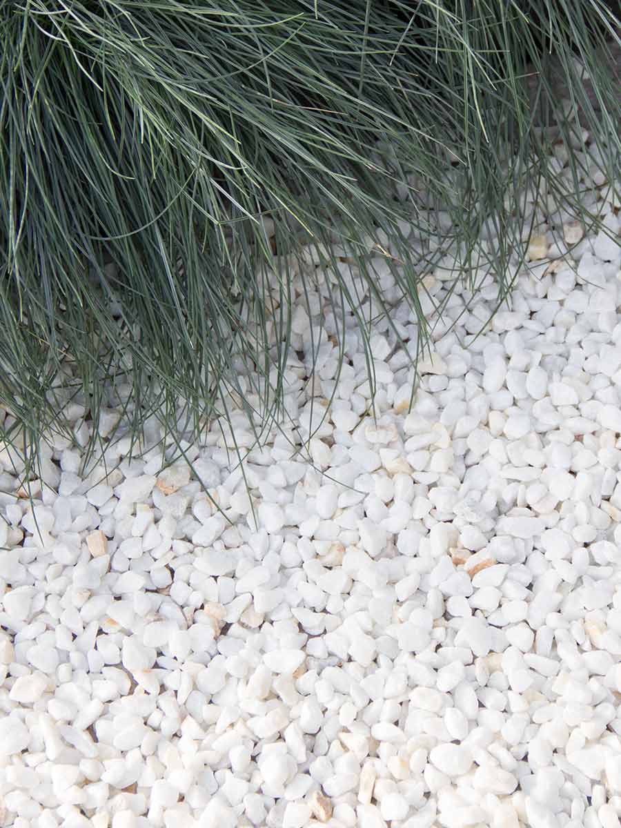 Marmolina / Grava Blanca Intenso 9 - 12mm Bolsa de 20KG 20kg bag - 3